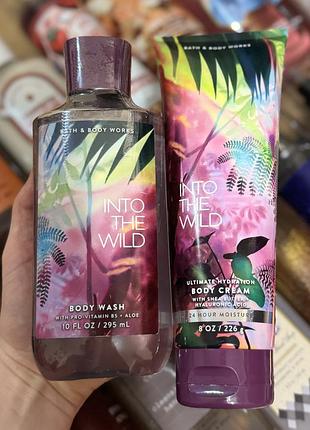 Into the wild набір гель для душу та крем