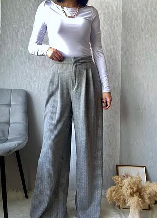 Теплі брюки палаццо, р-р 14/xl-16/2xl