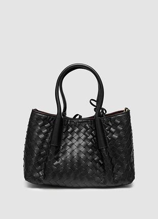 Сумка bottega veneta small pinacoteca black