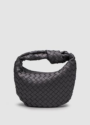 Сумка  bottega veneta nappa intrecciato mini jodie grey