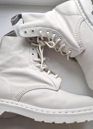 Ботинки черевики dr. martens 1460 pascal optical white virginia\оригинал 4