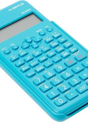 Калькулятор научный casio fx-220plus-2 181 функция двухстрочный lcd батарейка синий 6.4"