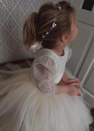 Сукня блискуча святкова на дівчинку