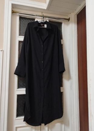 Чорна сукня - халат
