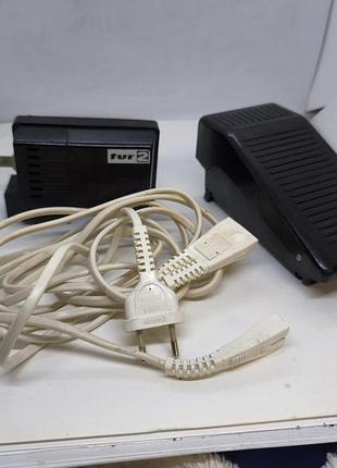 Советский электропривод швейной машинки тур 2 tur 2 польский электрический привод электродвигатель педаль провод