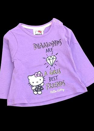 Реглан "hello kitty", бавовна тм "tvm" (62 см)
