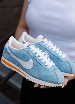 Кросівки жіночі nike cortez blue white