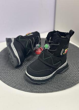 Дутики на хлопчика черевики ботінки сапоги зимові сапожки термо взуття