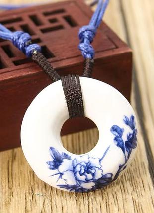 Украшение керамическое в этно стиле тренд цветок минимализм