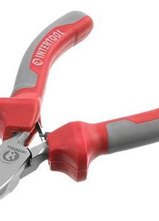 Щипцы изогнутые intertool - 115 мм pro