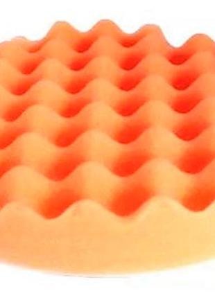 Круг поролоновий на липучці sprut - 180мм хвиля 🔥