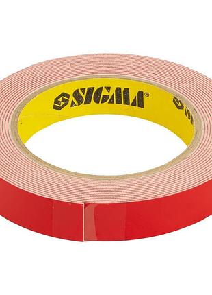 Лента двухсторонняя на вспененной основе 19мм×5м sigma (8430271)