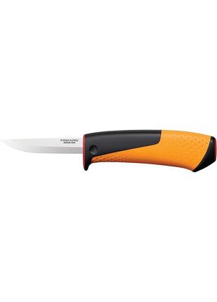 Ніж з точилкою короткий fiskars staysharp (1023620)