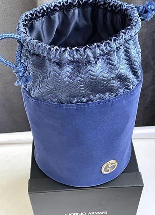 Косметичка/ органайзер giorgio armani 👉🏻розмір : діаметр 17 см  16-25 см в коробці