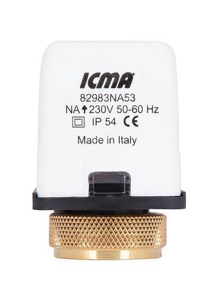 Сервопривод для теплого пола icma №983 нормально открытый м28×1,5 220/230 в 82983na53
