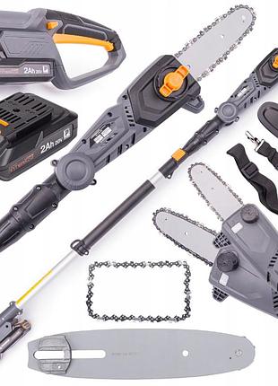 Висоторіз акумуляторний powermat 20v 2ah (польща)