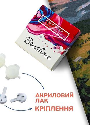 Защитный лак, крепление на стену