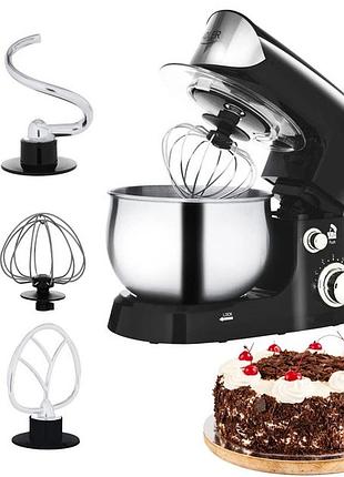 Кухонний комбайн adler ad 4226b poland 1200w 3l тістоміс міксер планетарний af-36