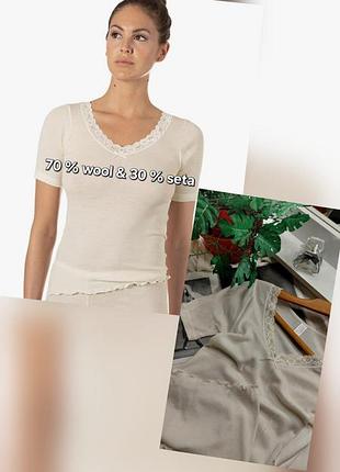 Термофутболка шерсть і шовк nina von c