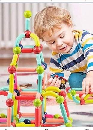 Новый магнитный 3d конструктор 100 деталей