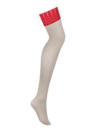 Чулки obsessive ingridia stockings m/l 3
