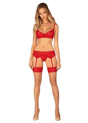 Чулки obsessive ingridia stockings m/l 4