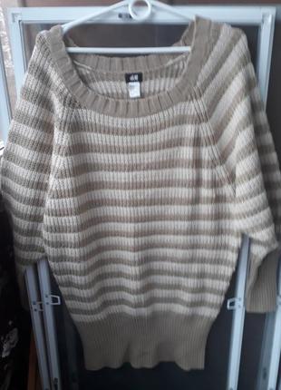 Подовжений светер,h&m,туніка