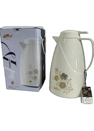 Термос-кувшин daydays wl-r200a термос для напитков со стекляной колбой и ручкой