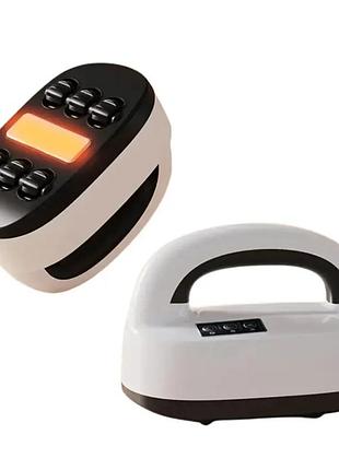 Беспроводной роликовый массажер lkl-0128 с подогревом вибрационный аккумуляторный для всего тела