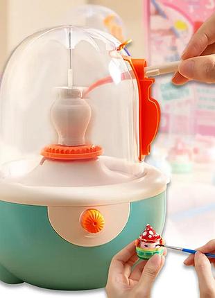 Набір для творчості перегоновий круг з інструментами, глиною та фарбами tnwx-4710c usb