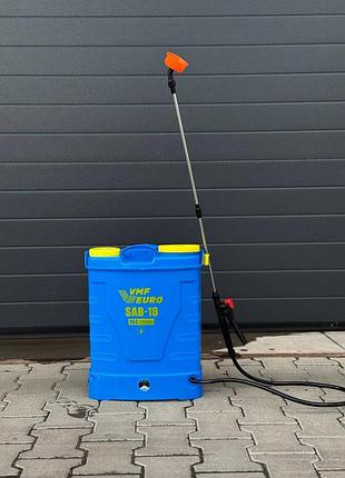 Ранцевий акумуляторний обприскувач vmf euro sab-16 (16 літрів) 12в/8ач