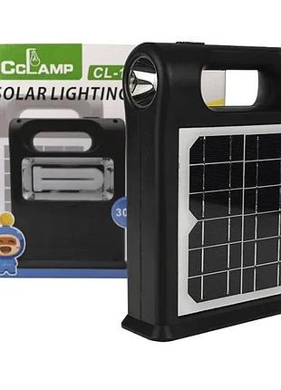 Портативная встроенная солнечная панель cclamp cl-12, фонарь с дополнительными светодиодными лампами и боковыми лампами