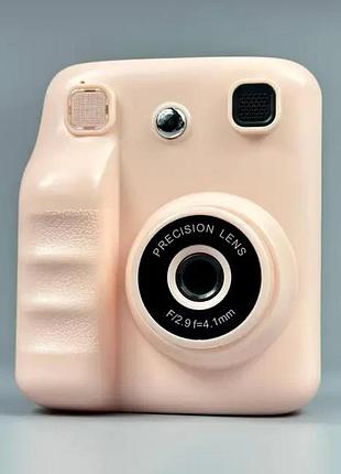 Детская фотокамера a29 premium с функцией цветной и черно-белой печати + фронтальная камера