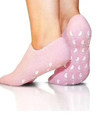 Увлажняющие гелевые носки spa gel socks