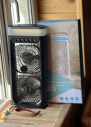 Настільний вентилятор-зволожувач з 3 режимами туману та водяним охолодженням та 180 ly-938