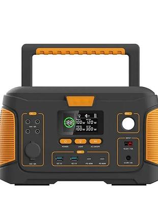 Портативна електоростанція wx1438, 650w (171 000 маг), usb, type-c, dc, 2 розетки, ліхтар