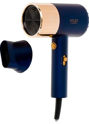 Фен adler ad 2280 1800вт 2 скорости 3 режима холодный воздух концентратор кабель 1,8м