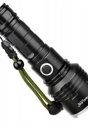 Фонарь x-balog bl-531-p90 1х26650 8800mah usb/microusb/ 3хааа r3 функция power bank