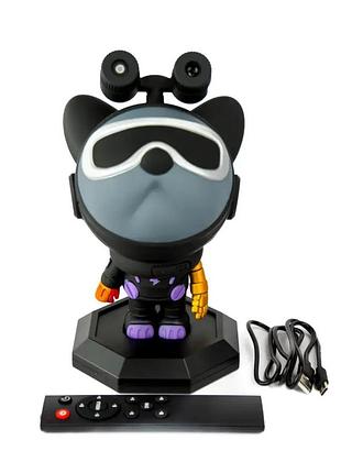 Нічник проектор зіркове небо castlelady собака сіра космонавт robot dog