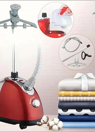 Потужний вертикальний відпарювач пароочисник для одягу речей 1700w raf r 3037