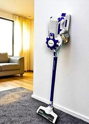 Сучасний бездротовий пилосос із підсвічуванням rainberg rb-2301 потужний акумуляторний пилосос без мішка