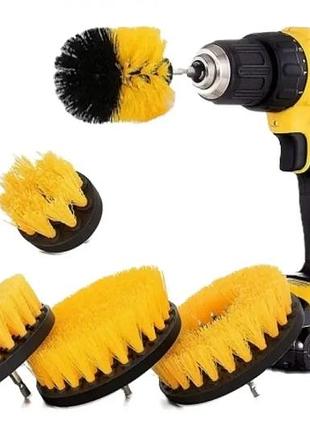 Набор щёток-насадок для дрели/шуруповёрта (ds-019)