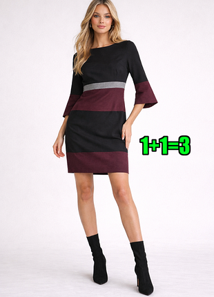 1+1=3** фірмова плотна пряма сукня плаття міді hobbs, розмір 52 - 54