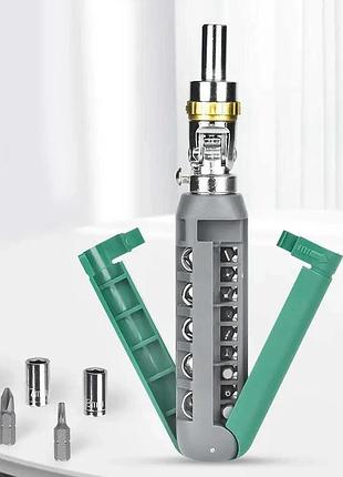 Набір викруток з магнітним механізмом для меблів, побутової техніки 14 в 1