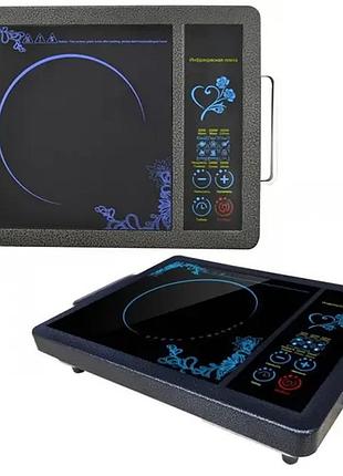 Электроплита инфракрасная domotec ms-5842 2000 вт