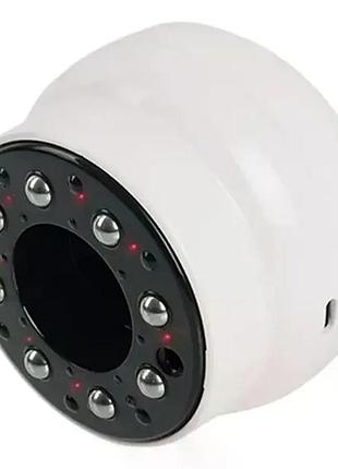 Антицелюлітний вакуумний масажер intelligent cupping massage, акумуляторний ручний масажер для тіла білий ly-873-white