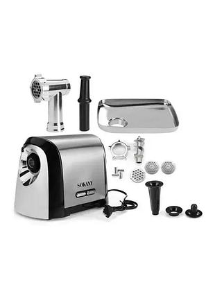 Сталева електром'ясорубка 3200 вт sk-088 комбінований sokany
