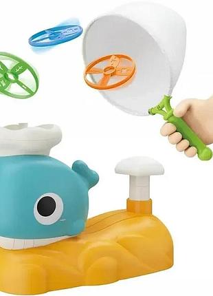 Інтерактивна дитяча іграшка літаюча тарілка фрісбі small whale