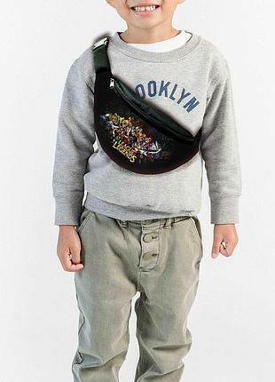 Сумка-бананка "league of legends" з принтом, 32х15см, дитяча, молодіжна (00054)