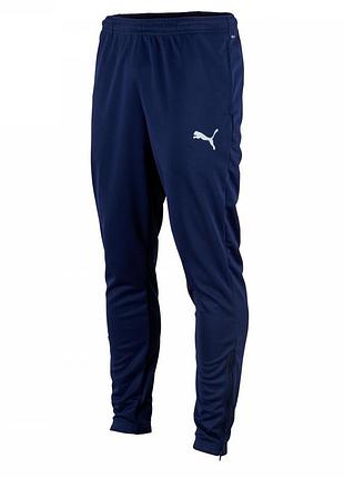Детские штаны puma teamrise poly training 657391-06, темно-синий, размер (eu) - 164cm